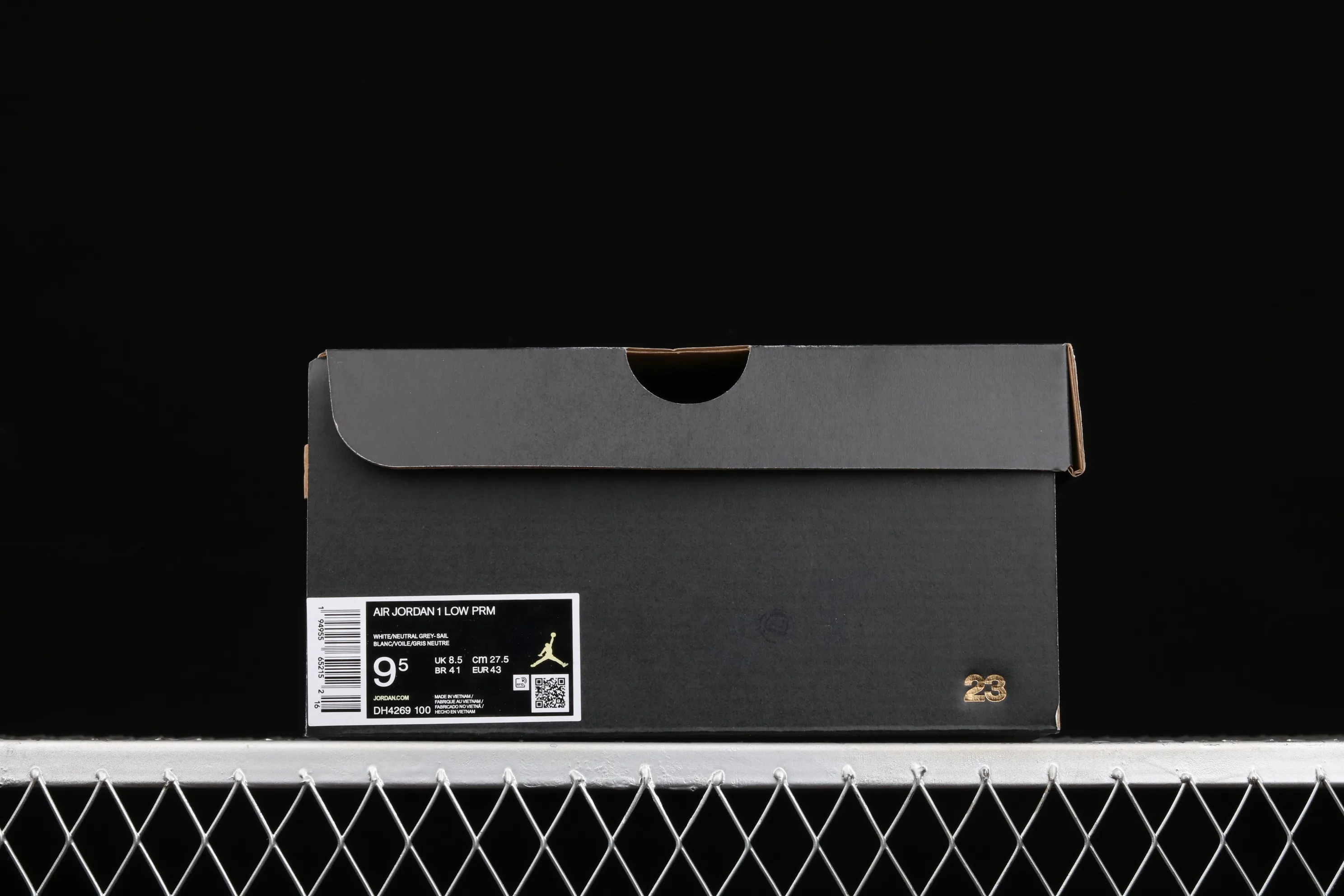 All categories Air Jordan Jordan series basketball shoes Air Jordan 1 Low G version pure original Air Jordan 1 Low Prm "Elephant Print" AJ1 Joe 1 low top white gray crackle pattern DH4269-100